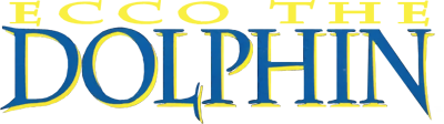 Ecco the Dolphin logo for Sega Mega Drive